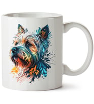 Köpek Baskılı Porselen Kupa Bardak