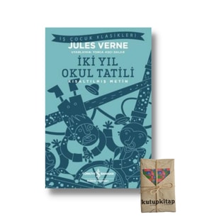 Kutupkitap İki Yıl Okul Tatili Jules Verne Çocuklar için Öyküler Kısaltılmış Metin Okul Çağı 6-10 Yaş