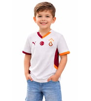 GALATASARAY ORİJİNAL LİSANSLI PUMA ÇOCUK BEYAZ FORMA