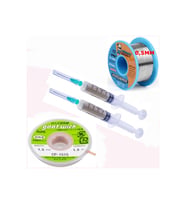 Flux Lehim Toplama,lehim Emme Tel 1,5mm Ve Lehim Teli 05mm 4in1