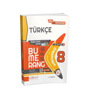 Günay Yayıncılık 8. Sınıf Lgs Türkçe Bumerang Serisi Etkinlikli Akıllı Defter Kitap Günay Yayınları (Çok Renkli)