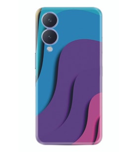 Vivo Y17s Kılıf Silikon Desen Özel Seri Renk Cümbüşü 1631