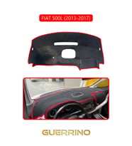 FIAT 500L 2013-2017 Modellerine UygunTORPİDO KORUMA HALISI KIRMIZI KENAR