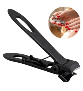 Sunup SN-29305 Profesyonel Ergonomik El Tırnak Makası 70Mm Paslanmaz Çelik Siyah Mat Renk