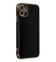 iPhone 12 Kılıf Volet Silikon - Siyah