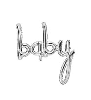 Baby Gümüş Yazı Folyo Balo