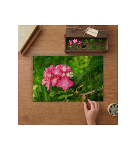 Ortan Çiçeği Tasarımı 240 parça Ahşap Puzzle Ahşap Kutuda MP05364