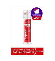 Colgate Optic White Radiant Beyazlatıcı Diş Macunu 100 ml Pratik Pompalı Şişe ile Beyazlatma