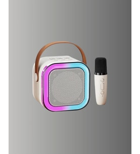 Mey İthalat® Karaoke Mikrofon Hoparlör Seti Bluetooth Kablosuz Taşınabilir