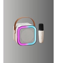 Mey İthalat® Karaoke Mikrofon Hoparlör Seti Bluetooth Kablosuz Taşınabilir