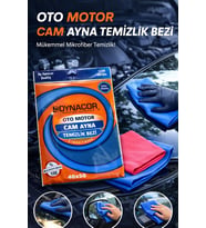Sihirli İz Bırakmaz Mikrofiber Cam-Ayna Yüzey Bezi 40x50 cm