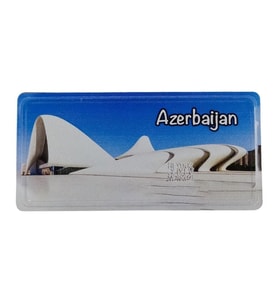 Azerbaycan Temalı Plaka Magnet (Karışık)