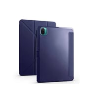 Xiaomi Mi Pad 5 Kalemlikli Standlı Katlanabilir Tablet Kılıfı (Lacivert)