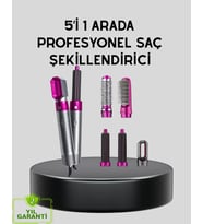 5’I 1 Arada Saç Şekillendirme Makinesi Hızlı Kuruma Kuaför Kalitesinde Sonuç
