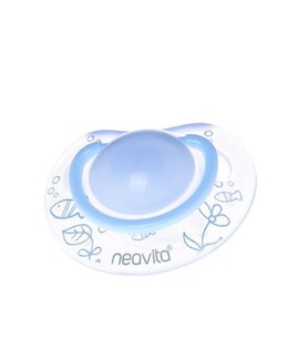 Neavita Ortodontik Silikon Emzik Desenli (BPA%0) 0 Ay+ / Açık Mavi