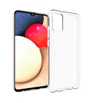 Galaxy A02S Kılıf Zore Şeffaf İnce ve Esnek Süper Silikon Kılıf (Renksiz)