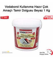 Vodabond Kullanıma Hazır Çok Amaçlı Tamir Dolgusu Beyaz 1 Kg