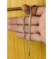 ENCİLİ SİLVER 925 Ayar Gümüş Küp Model Unisex Bileklik