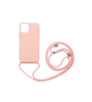 Apple iPhone 12 Pro Uyumlu Kılıf Zore Ropi Kapak (Açık Pembe)