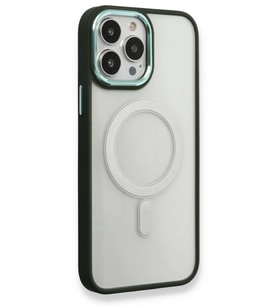 Newface Apple iPhone 14 Pro Kılıf Room Magneticsafe Silikon - Köknar Yeşili