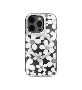 Apple iPhone 14 Pro Kılıf M-safe Şarj Özellikli Çift IMD Baskılı Lisanslı Switcheasy Artist-M Fleur
