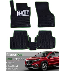 SUZUKİ S-CROSS (2021-2025) Uyumlu EVA Paspas Tam Set–Oto Paspas,Araca Özel,Kolay Montaj