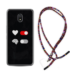 Xiaomi Redmi 8A 8 Pro 9C 9T 10C 11T Pro Kılıf Boyun Asklı Rasta Silikon Love Brain 1722