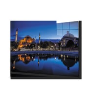 İstanbul Ayasofya Camii Manzara 4mm Dayanıklı Cam Tablo Temperli Cam