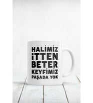 Halimiz Itten Beter Baskılı Kupa Bardak
