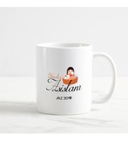 Yönetici Asistanı Kupa Bardak (1. Tasarım) (Beyaz)