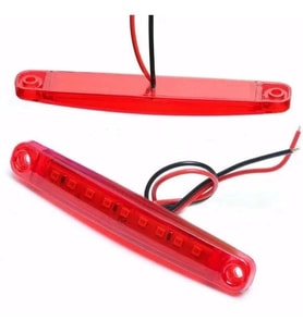 9 LEDLİ PARMAK LED KIRMIZI 1 ADET