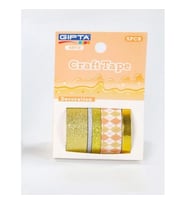 GIPTA K8918 CRAFT TAPE RENKLİ KAĞIT BANT 5'LI KUTULU - 2M