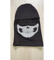 - Kar Maskesi -kuru Kafa- Termal Maskesi-kar Maskesi-iskeletli Maske-buff Beden Standart Renk SİYAH
