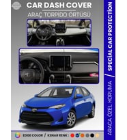 TOYOTA COROLLA (2019+) TORPİDO ÖRTÜSÜ E210 KASA HAYALET EKRANSIZ ANALOG GÖSTERGELİ TORPİDO KORUMA