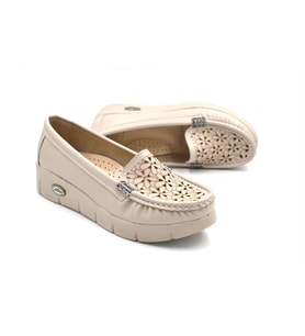 Prego (Shoes) Poli Hafif Taban Günlük Kadın Ayakkabı BEJ