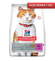 Hills Sterilised Ördekli Yetişkin Kısır Kedi Maması 1 Kg AÇIK