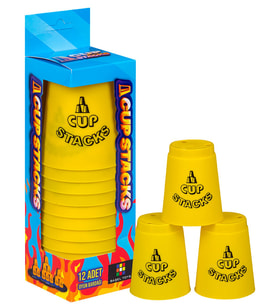 Cup Stacks Hızlı Bardaklar Bardak Oyunu Sarı 12 Adet