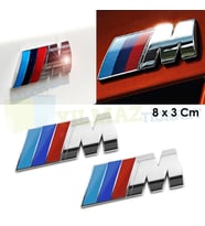 Bmw M Bagaj Çamurluk Logo Arma Amblem 2 Adet Paslanmaz Çelik