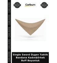Single Sword Üçgen Taktik Bandana Kadın&Erkek Buff Boyunluk Bileklik Gezi Ekipmanı Bere