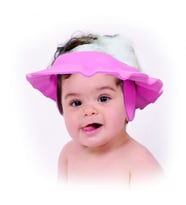 Sevi bebe Bebek Banyo Şapkası Pembe (Standart)
