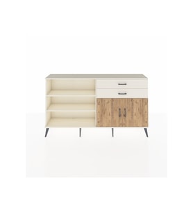Arges Konsol 3 Raflı 2 Çekmeceli 2 Kapaklı 176x30x99 Aytaşı-Çam/Aytaşı