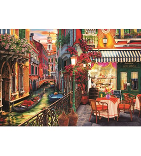 Anatolian 2000 Parça Venedik Kafe Puzzle - 96x66 cm