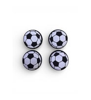 Ps5 Ps4 Ps3 Xbox One S x Ns 2 Çift Analog Koruyucu Futbol Desenli Gamepad Silikon Başlık