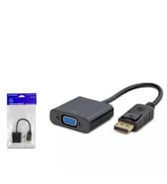 Hadron HDX7763 DisplayPort to VGA Dişi Çevirici Dönüştürücü 1080p Siyah