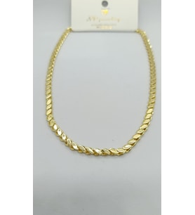 Arpa Zincir Gold Kolye (45 cm)