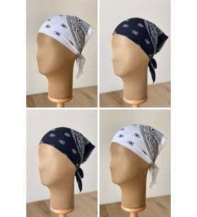 %100 Pamuklu Klasik Desen Unisex 4lü Bandana Seti Renkli Bandana Etnik Desenli A Kalite Bandana