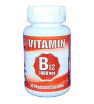 Vitamin B12 1000mcg 60 Capsules  Vitamin B12 1000mcg 60 Kapsül