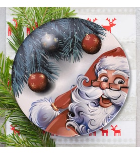 Happy Santa Servis Tabağı 26 Cm - 17980