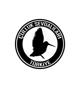 Çulluk Sevdalıları Oto Sticker Siyah 20*20 Cm