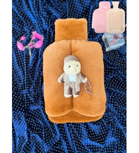Ramazan Özel Sevgili Taba Erkek Sıcak Su Torbalı Peluş Ayıcıklı Ayak Isıtıcı 2 Litre